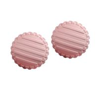 2 PCS Massage Ball for Yoga, Rehab, Deep Tissue, Trigger Point Massage, Myofascial Release, Plantar Fasciitis - Eliminate Muscle Pain and Tension in Your Back Neck Foot - 4CM, Pink