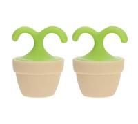 2 Pcs Massage Ball Manual Roller for Whole Body and Face | Portable Rolling Design, Lightweight PP and Stainless Steel Build, Green Finish, Home Use