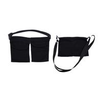 2 PCS Mastectomy Drainage Pouch with 3 Pouch,Mastectomy Supplies,Adjustable Drain Holder After Tummy Tuck,for Bilateral Mastectomy/Breast Explant/Reduction Surgery,Post-Surgery Accessories (Black)