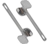 2 PCS Meat Tenderizer, Meat Hammer, Sturdy Meat Hammer, Double Sided Heavy Duty Teeth Mallet, Heavy Duty Meat, Versatile Tender Meat Tenderisers, for Steak, Chicken, Cooking Enthusiasts