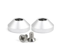 2 Pcs Mechanical Keyboard Metal Anodized Aluminum Matte Tapered Lift Type Mat Pad Anodized Aluminum Cone Feet Cone Feet Cone Feet