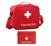 2 Pcs Medical Bag Empty First Aid Bag Oxford Cloth Waterproof and Dustproof First Aid Kit Travel Can Be Carried by Hand Or On The Shoulder for Family, Travel, Outdoor Adventure