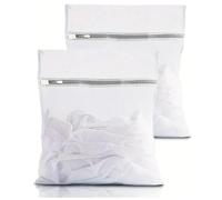 2 Pcs Mesh Laundry Wash Bag, Mesh Laundry Bag for Washing Machine, Laundry Bags with Zips, for Laundry, Socks, Blouse, 60x50cm