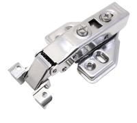 2 Pcs Metal Aluminum Frame Glass Door Hinge Bathroom Kitchen Wine Cabinet Shoe Wardrobe Bookcase Display Makeup Cupboard Hinges for Glass Door(Silver Full Overlay)