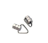 2 PCS Metal Banjo Strap Locks Durable Guitar Strap Button featuring Locking Mechanism for Acoustic Instruments