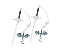2 Pcs Metal Bookmarks for Book Reading Fantasy, SQ2232
