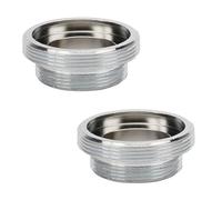 2 Pcs Metal Faucet Adapter, External Thread M16-M28 to External Thread M22, Purifier Adapter, for Connecting Aerators to Kitchen Faucets(M28-M22)
