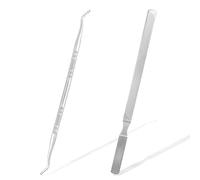 2 Pcs Metal Nail File Set | Nail Files for Natural Nails | Long Steel Toe Nail Files | for Thick Nails Fungal Nails Ingrown Nail | Emery Boards for Men and Women Nail Care