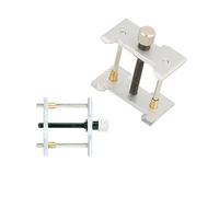 2 Pcs Metal Watch Movement Holder, 2 in 1 Reversible Watch Movement Clamp Watch Movement Holder Set Watchmaker Clamp Repair Tool Watch Wristwatch Case Holder Movement Case Repair Tool for Watchmaker
