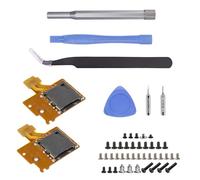 2 Pcs Micro SD Card Readers Replace for Nintendo Switch HAC-SD-01, Micro SD Memory Cards Holder Repair Kit TF Memory Card Slot Socket Reader Board Replacement for Nintendo Switch Console