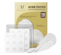 2 Pcs Microdart Acne Patch for Face, Hyaluronate, Salicylic Acid, Vitamin C, Microdart Pimple Patch for Deep, Early Stage and Hidden Pimples (18 Count)