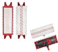 2 pcs Microfiber Mop Pads compatible with Vileda 1 / 2 Spray Mop Replacement Household Double Buckle Head, Microfiber Washable Cleaning Pad
