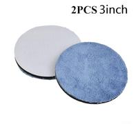 2 Pcs Microfiber Polishing Pads for Car Buffer 3/4/5/6/7 Inch Foam Buffing Pad Set Compatible with Rotary Orbital Polisher(5inch)