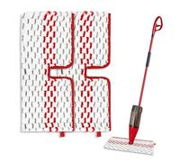 2 PCS Microfiber Refill Spray Mop Pads Compatible with O-Cedar ProMist MAX, Washable Reusable Mop Refills Pads Mop, Dual-Action Washable Flip Mop Pads Replacement for All Surface Floor Cleaning