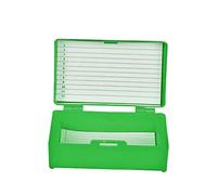 2 PCS Microscope Pathological Slide Box, Can Hold 12 Slide/Box, PP Plastic Pathological Slide Box Microscope Glass Holder Slide Box Storage For Lab, Experiment Supplies.