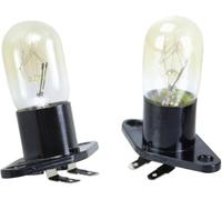 2 Pcs Microwave Oven All-in-one Led Bulbs with 2-Pin Base 230V 20W High Temp Appliance Lighting Bulb Parts and Accessories for Old Microwave Oven Bulb Replacement Led Light Appliance Appliance Bulb