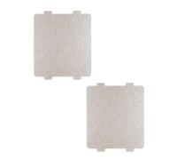 2 Pcs Microwave Oven Mica Plate Sheet 108mm X 99mm High Temperature Resistant Waveguide Cover Replacement for Microwave Repair Easy to Install Mica Sheet for Most Microwave
