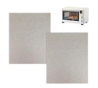 2 Pcs Microwave Waveguide Cover, Universal Square Mica Sheet Waveguide Cover Replacement Microwave Oven Parts Mica for Home Office Kitchen Restaurant(15x12cm/5.9x4.7in)