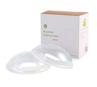 2 PCS Milk Collection Shells, 10ml Reusable Milk Collector Flexible Silicone Milk Catcher Breast Milk Savers for Daily Working Moms Breastfeeding Collect Save Breastmilk