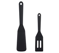 2 Pcs Mini Brownie Serving Spatula Set Silicone Thin Spatula Omelet Spatula Non-Stick Pancake Spatula for Cooking Egg Burgers Pizza Pancakes Steak Omelets Crepes