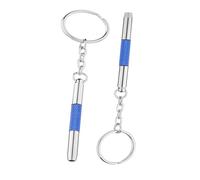 2 Pcs Mini Eyeglass Screwdriver, 3-in-1 Glasses Screwdriver, Tiny Eyeglass Screwdrivers, Eyeglas Repair Screwdrivers, Multifunctional for Sunglasses and Watch Maintenance