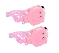2 Pcs Mini Knitting Row Counter, Pendant Stitch Tally with Manual Operation, Pink Crochet Knit Marker for Crafting, Durable and Portable Design