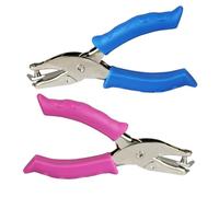 2 Pcs Mini Portable Single Hole Punch - One Hole Punch For Kids & Adults, Ideal For Paper Crafts, Home, Office, Classroom