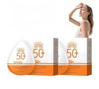 2 PCS Mini Sunscreen SPF 50+ Sun Cream,Sunscreen Factor 50,Lightweight & Non-Greasy UV Protection for Sensitive Skin & All Skin Types,UV Protection for Vacations,Business Trips,Travel Size,15 Pack