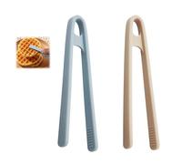 2 Pcs Mini Tongs, 5.5 Inch Kitchen Accessories Small Tongs, Serving Kitchen Grippers, Anti-Scalding Small Cooking Tong for Steaks Appetizers Popcorn Candy Ice Cube Fruits Sugar