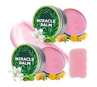 2 PCS Miracle Balm 30g Herbal Balm for Skincare Natural Soothing Joint Balms with Scraper for Back Hands and Feet Relieves Discomfort Non-sticky and Absorbs Quickly