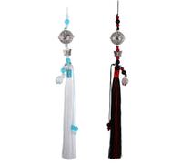 2 Pcs Mo Dao Zu Shi Bell Tassels Pendant Cosplay Prop Keychain Car Pendant, Hanfu Accessories, Bag Pendant, Souvenir, DIY Craft Accessory