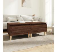 (brown oak, 2 pcs) vidaXL 1/2x Side Table Engineered Wood End Centre Side Table Multi Colours