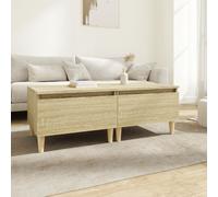 2 Pcs Modern Side Table End Centre Side Telephone Table Engineered Wood vidaXL