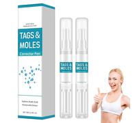 2 Pcs Mole Remover & Skin Tag Removal Kit, Skin Tag Remover Pen, Gentle Effective Wart & Corn, Suitable for All Skin Types (3ml)