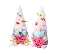 2 Pcs Mother's Day Gonk Gnomes Plush Faceless Doll Decoration, Handmade Swedish Tomte Gnomes Gifts Farmhouse Scandinavian Figurine Spring Gnome for Valentine's Day Present Home Table Shelf Decor