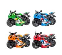2 Pcs Moto Modèle Jouet, Modèle de Moto de Simulation, Les GarçOns Et Les Jeux éDucatifs pour Filles, Cadeau De FêTe d'anniversaire,Mini Jouet de Moto
