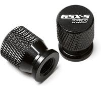 2 Pcs Moto Valve Caps Moto Valve Cap Tire Valve Cap Dust Caps, for Suzuki GSX-S750 GSXS 750 GSX-S1000 GSX-S 1000 ALL SEASON Moto Accessories,750-Black