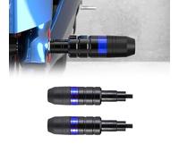 2 Pcs Motorcycle Crash Bars for Honda SH Mode, Drop Protection Collision Cushioning Effectively Disperse Impact Force Motorbike Crash Sliders,4 Blue