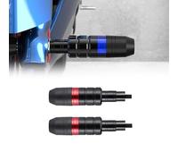 2 Pcs Motorcycle Crash Bars for Honda SH Mode, Drop Protection Collision Cushioning Effectively Disperse Impact Force Motorbike Crash Sliders,3 Red