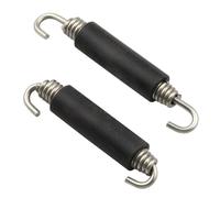 2 Pcs Motorcycle Exhaust Expansion Springs Hook Stainless Steel Motorcycle Muffler Exhaust Pipe Spring Auto Exhaust Springs for Motorcycle Scooter