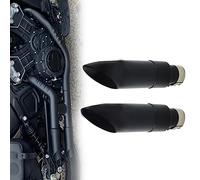 2 Pcs Motorcycle Part Exhaust System Short Muffler Pipe Tube 2015 2016 2017 2018 2019 2020 2021 2022 For Indian Scout Sixty Bobber Twenty Slip On Tip