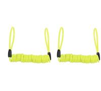 2 Pcs Motorcycle Reminder Spring Cable, 1.2m Motorcycle Disc Lock Cable Lock Security Spring Reminder Cable for Scooter Motorcycle Bike, Antitheft on Handlebar Lock Spring Reminder