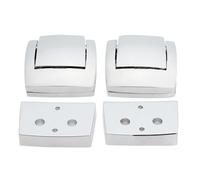 2 Pcs Motorcycle Trunk Latches Lock Pack Latch Hinges for Touring Classic Tour/Electra Street Glide Road King 1993-2013