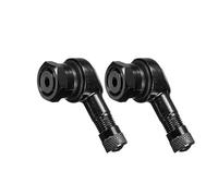 2 Pcs Motorcycle Tubeless Tyre Valve Stems for BMW C400GT C400X C400 GT X Pie Soporte, 90 Degree Angle CNC Wheel Rim Air Port Leak-proof Caps Aluminum Alloy,Black