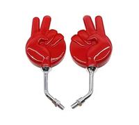 2 Pcs Motorcycle Victory Gesture Side Mirrors For Various Using Standard 10 Mm Mirror Screws,Motorcycle Accessories