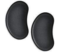 2 PCS Mouse Wrist Rest Ergonomic Memory Foam Mouse Wrist Rest Slow Rebound Support Cushion Hand and Arm Pain Relief Easy Typing for Gaming Computer Laptop Office (Black)