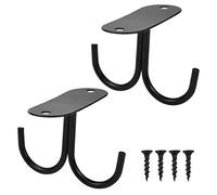 2 Pcs Mug Holder Cup Holder Under Shelf, Wall Mounted Coffee Mug Rack Cupboard Fitting Cup Hooks Metal Mug Shelf Hanger Hanging Hooks for 4 Mug Beer Cup Wine Glasses Kitchen Utensil Storage Drying