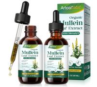 2 PCS Mullein Drops for Lungs - Natural Herbal Supplement Vegan 60ml