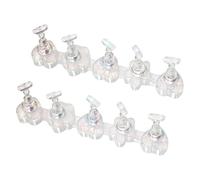 2 Pcs Multi-Position Nail Practice Base ABS Material Salon Grade Manicure Training Equipment Non-Slip Nail Training Platform