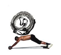 2 Pcs Multifunctional Ab Roller Pull Rope Slimming Fitness Resistance Bands Home Sport Exercise Tools